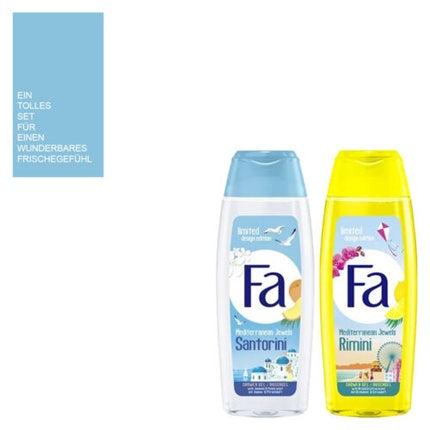 Gel de Duș Fa, Mediterranean Jewels Edition Rimini & Santorini, 1L