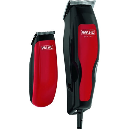 WAHL Home Pro 100 Combo, Set aparat de tuns pentru păr și mustață, Negru/Roșu