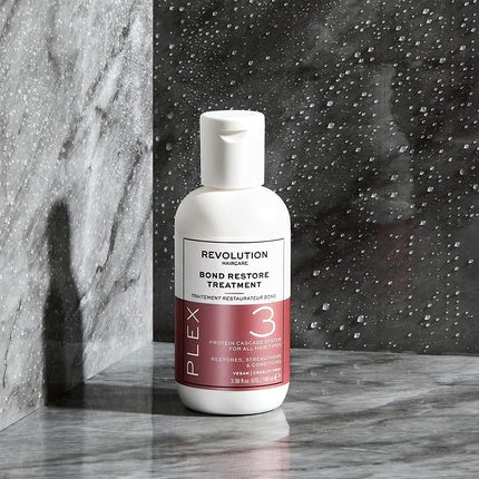 Tratament Reparator Păr, Makeup Revolution Plex 3 Bond Restore Treatment, 243g, Alb/Roz