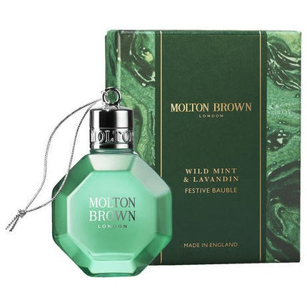 Gel de duș Molton Brown Wild Mint & Lavandin Festive Bauble, 75 ml