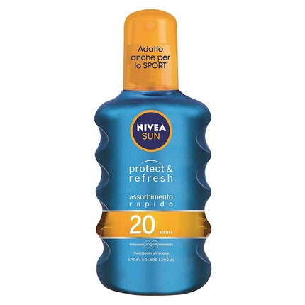 Spray de Protecție Solară Nivea Protect & Refresh SPF 20, 200ml