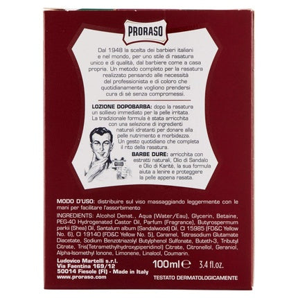 Loțiune Aftershave, Proraso, Red, 100ml