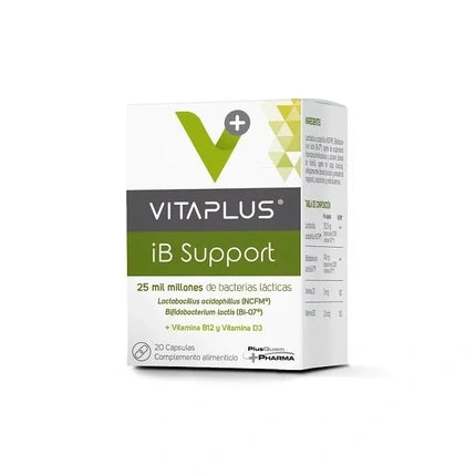 Vitaplus Ib Support, 20 Capsule cu probiotice și vitamine B12 și D3