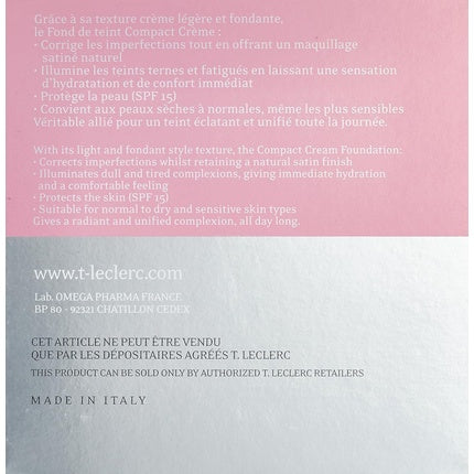 Fond de ten compact T. Leclerc, Chair Rosé Naturel, 9ml