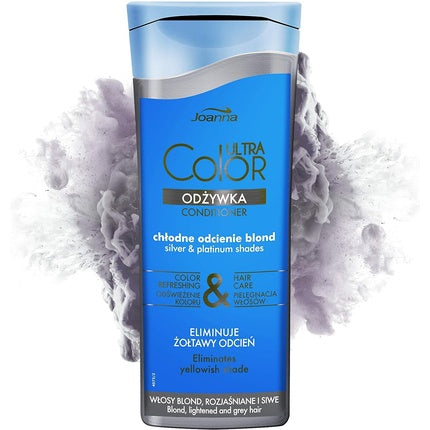 Balsam pentru păr, Joanna, Ultra Color pentru nuanțe argintii și platină, 200g