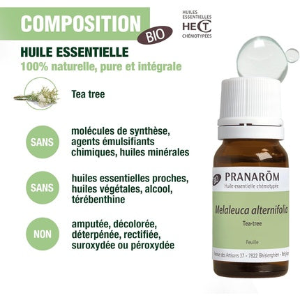 Ulei esențial Tea Tree, Pranarôm, Bio, 10ml