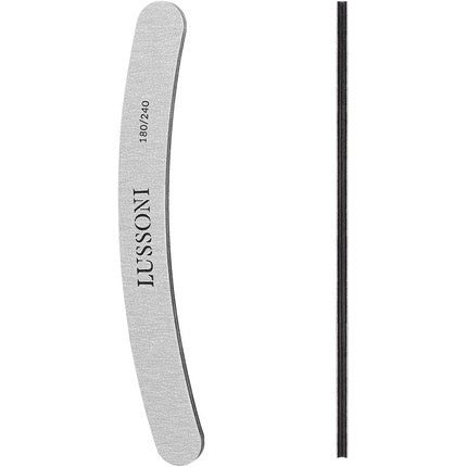 Lemnă de unghii curbată Lussoni Zebra 180/240 grit