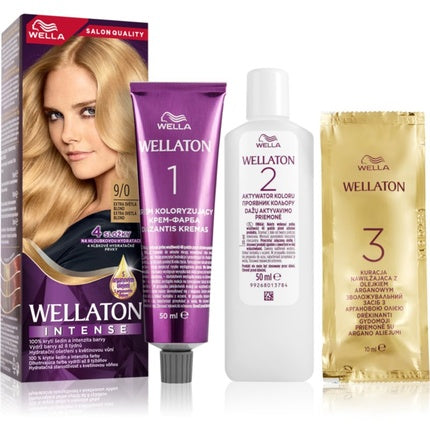 Vopsea Păr Wella Wellaton Intense, Culoare 90 Blond Extrem de Deschis, 1 Bucată