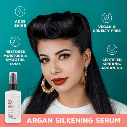 Serum de păr Suavecito Argan Silkening Wild Berry 50ml