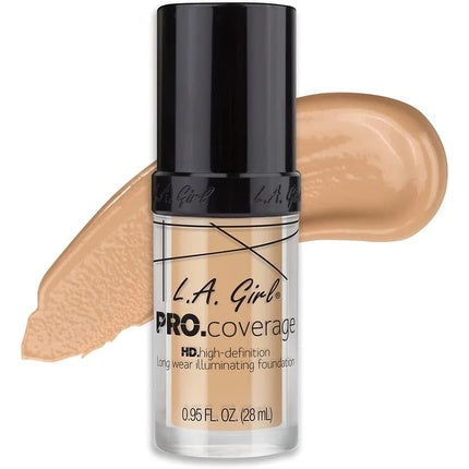 Fond de ten, L.A. Girl, Pro Coverage, iluminator bej