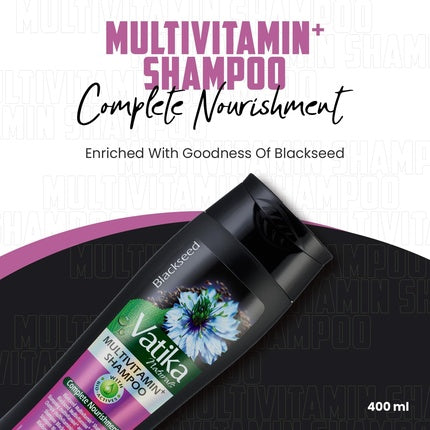 Șampon Vatika Naturals Multivitamin Blackseed, 400 ml