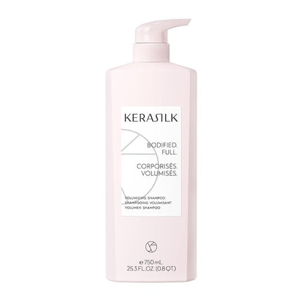 Șampon Kerasilk Essentials Volumizing, 750ml, roz, cu pompă