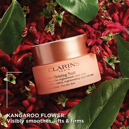 Crema Anti-Îmbătrânire Noapte, Clarins, Extra-Fermitate pentru Ten Uscat, 1.6oz