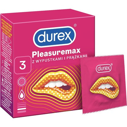 Prezervative, Durex Pleasuremax, nubs si inele, 3 buc
