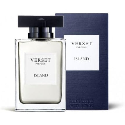 Parfum Verset Parfums Island Eau de Parfum Spray pentru bărbați, 100ml, Sticlă transparentă cu capac negru