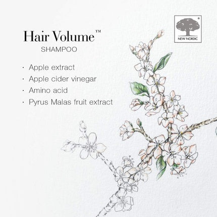 Șampon, New Nordic, Hair Volume, maro 250ml