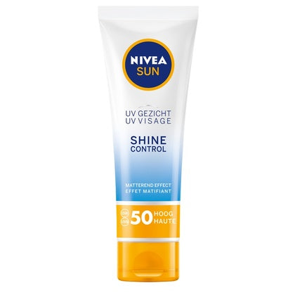 Cremă facială de protecție solară Nivea Sun UV Shine Control SPF50