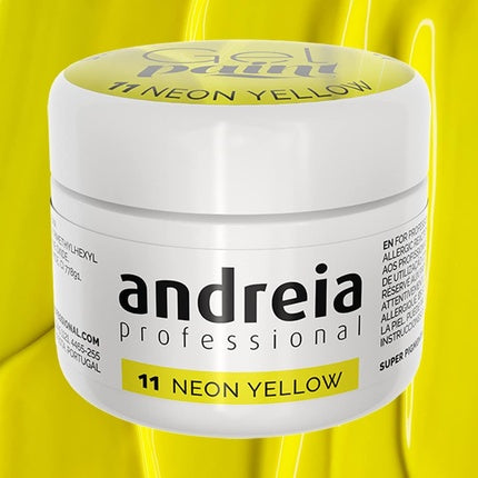 Gel unghii Andreia Professional 4g Neon Galben