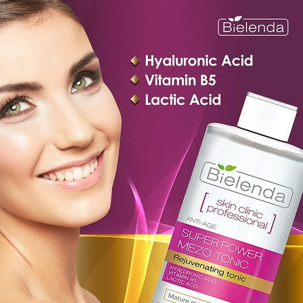 Tonic facial, Bielenda, Skin Clinic, 200 ml, alb