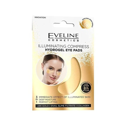 Patches de ochi hidrogel, Eveline Cosmetics, iluminatoare