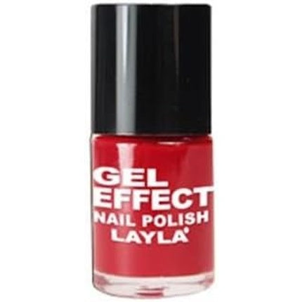 Layla Gel Effect Power Red Nail Polish, 10ml, Roșu, Finisaj Gel