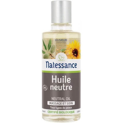 Ulei corporal Natessance, Neutral Massage and Care Oil, 100ml