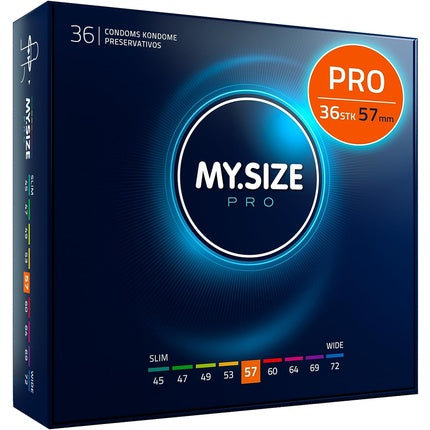 Prezervative My.Size Pro, 57mm, 36 bucăți