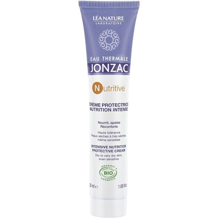 Cremă nutritivă față, Eau De Jonzac, efect protecție Second Skin, 50 ml