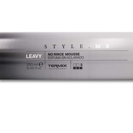 Spumă păr, Termix, StyleMe Leavy, fără clătire, 250ml