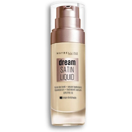 Fond de ten, Maybelline New York, Dream Satin Liquid, beige dore