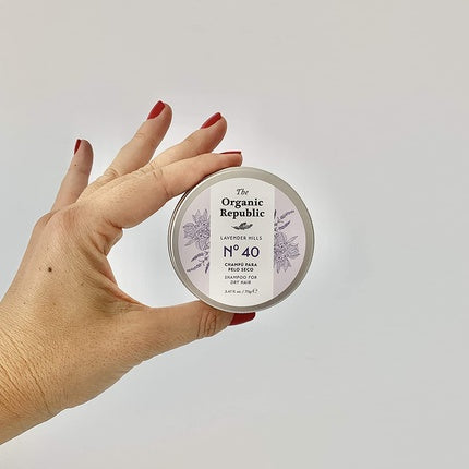 Șampon Solid The Organic Republic, Lavandă, 70g