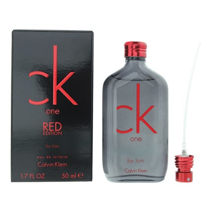 Eau de Toilette Calvin Klein Ck One Red Edition pentru bărbați, 50ml