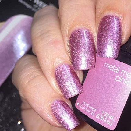 Lac unghii gel, Sensationail, Metal Me Pink, 7.39ml