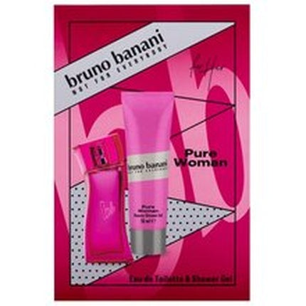 Set Parfum Bruno Banani Pure Woman, 30 ml EDT & Gel de Duș 50 ml, Roz