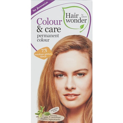 Vopsea de păr Hairwonder Colour & Care 73 Medium Golden Blond, 158g