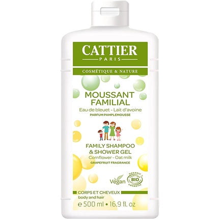Gel de duș Cattier Familial cu Lactoserum, 500ml