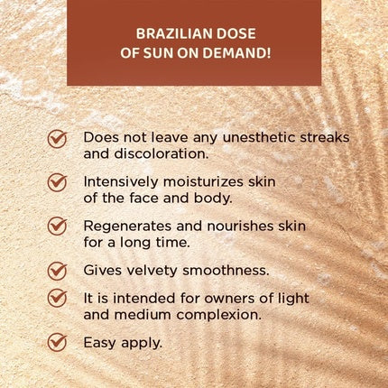 Spray autobronzant, Eveline Cosmetics, Brazilian Body, 150ml