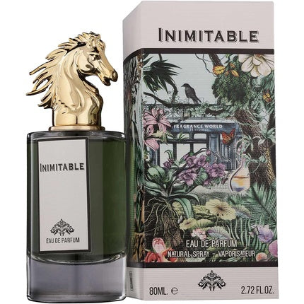 Parfum Eau de Parfum, Fragrance World, Inimitable, sticlă decorată