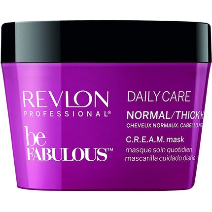 Mască de păr Revlon Professional Be Fabulous C.R.E.A.M., 500 ml, roz