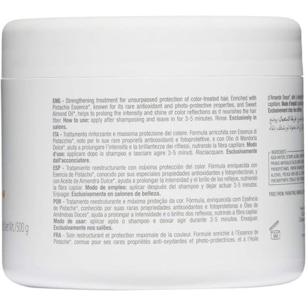 Mască de păr, Alfaparf Milano, Precious Nature Color Mask, cu migdale și pistaciu, 500 ml