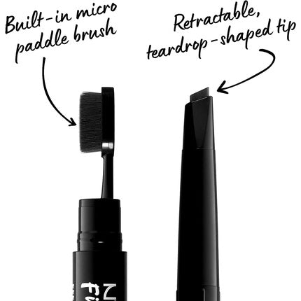 Creion sprancene, NYX, Fill & Fluff, negru