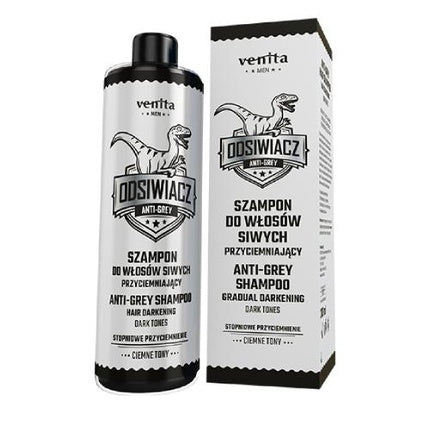 Șampon Venitamen pentru bărbați, păr gri, tonuri închise, 200ml