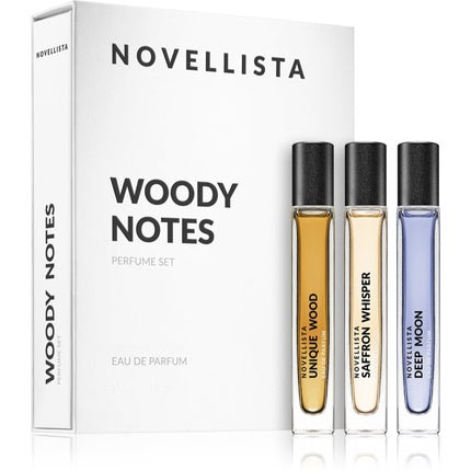 Set Parfum Novellista Woody Notes, Eaux de Parfum, Set cadou 3 x 10ml