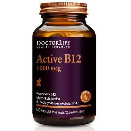 Supliment dietetic Doctor Life Active B12 1000 mcg 60 capsule