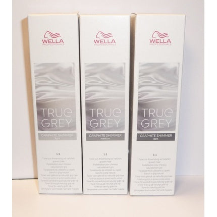Cremă Toner Păr, Wella True Grey, 60ml, Gri