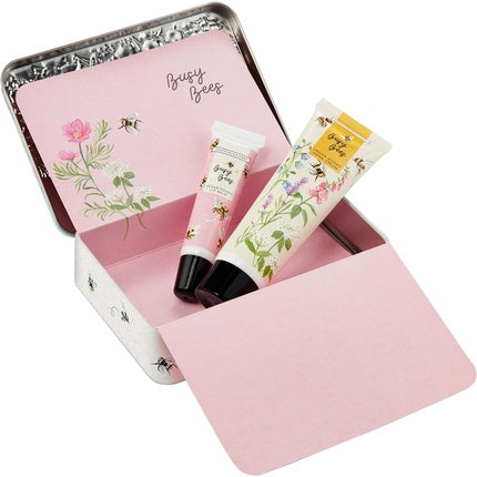 Set Trusă Heathcote & Ivory Busy Bees Mâini și Buze 60ml (50ml + 10ml) Aromă Florală