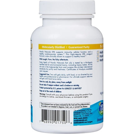 Supliment Omega 3, Nordic Naturals, 60 capsule moi, lamaie