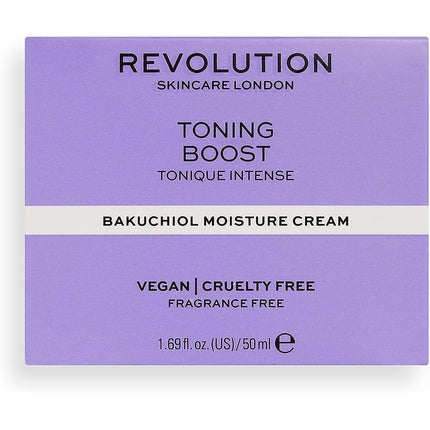 Cremă Hidratantă Facială Revolution Skincare Rex53 Toning Boost cu Bakuchiol, 150g