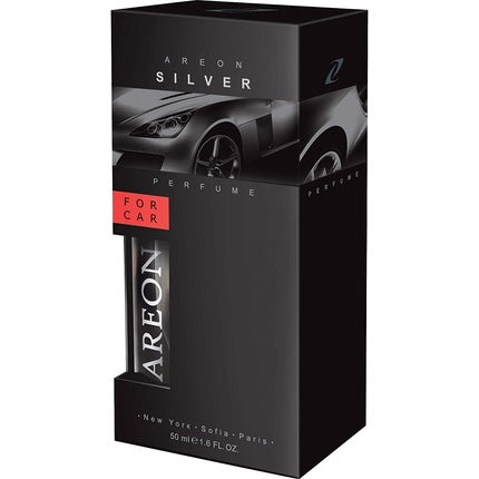Parfum Areon Silver, 50 ml, pentru auto sau birou