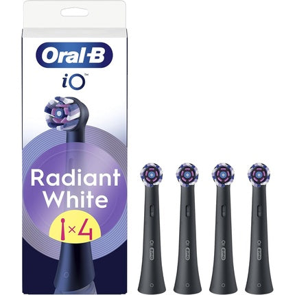 Perii de schimb Oral-B Radiant White, Set 4 buc, Negru, Alb, Roz